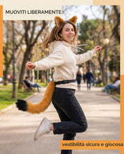 Carica l'immagine nel visualizzatore di Gallery, LEEQ 2 Pezzi Finto peloso volpe gatto orecchie Cosplay Set - Costume volpe Orecchie volpe Coda per Dress Up Carino Costu