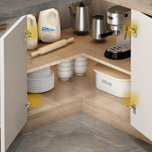 Carica l'immagine nel visualizzatore di Gallery, Coppia Cerniere per Mobili Scolapiatti Apertura 165° Tazza 35mm con Basette Slide-On Incluse - Made in Spain, Montaggio 