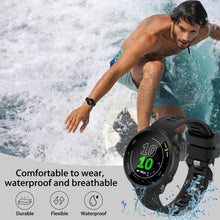 Carica l'immagine nel visualizzatore di Gallery, Cinturino Compatibile con Garmin Forerunner 55/158 / 245/165 / 645, 20mm Cinturino Universale Ricambio, Regolabile Cintu