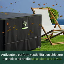 Carica l'immagine nel visualizzatore di Gallery, AWNIC Telo Copridivano 3 Posti da Esterno Impermeabile, Resistente ai Raggi UV e agli Strappi Copertura Divano Esterno d