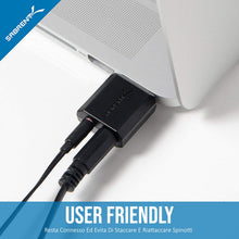 Carica l'immagine nel visualizzatore di Gallery, SABRENT Scheda Audio USB Esterna, Adattatore Audio Presa USB a Jack 3,5mm per Cuffie Microfono Casse Stereo, Compatibile