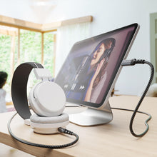 Carica l'immagine nel visualizzatore di Gallery, deleyCON 1m Adattatore Audio USB‑C a 3,5 mm - USB‑C Maschio a Jack 3,5 mm Maschio - per Cuffie, Altoparlanti e Sistemi H