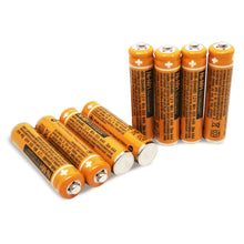 Carica l'immagine nel visualizzatore di Gallery, Batteria AAA HR03 di ricambio Compatible con telefoni cordless Panasonic HHR-65AAABU HHR-55AAABU HHR-75AAA/B-4 Ni-MH ric