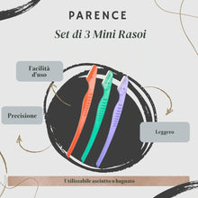 Carica l'immagine nel visualizzatore di Gallery, PARENCE.- Set di 3 rasoi per sopracciglia manuali/rasoi per sopracciglia di precisione, viso - 3 pezzi