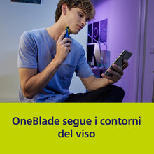 Carica l'immagine nel visualizzatore di Gallery, Lames de Rechange - PHILIPS - QP225/50 OneBlade - Compatibles Tous Manches, Anti-Friction, 4 Mois d'Utilisation, Étanche