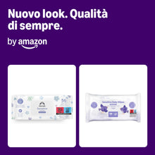 Carica l'immagine nel visualizzatore di Gallery, Amazon 1008 Salviettine Umidificate Ultra Sensitive per Neonati, Senza Profumo, 18 Confezioni da 56