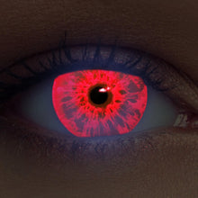 Carica l'immagine nel visualizzatore di Gallery, DESIGNLENSES, lenti a contatto colorate per costume di Halloween,bagliore/luminoso lenti, senza gradazione, 1 paio (2 pz