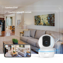 Carica l'immagine nel visualizzatore di Gallery, EZVIZ TY2 Telecamera da Interno Wifi IP Camera 1080p Grandangolare Visione Notturna Avviso Movimento Audio ad due vie Gr