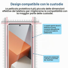 Carica l'immagine nel visualizzatore di Gallery, 2+2 Pezzi 3D Vetro Temperato per Xiaomi Redmi Note 13 Pro Plus 5G (Non 4G) Pellicola Prottetiva con Pellicola Fotocamera