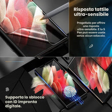 Carica l'immagine nel visualizzatore di Gallery, TAURI Pellicola protettiva per Samsung Galaxy S21 Ultra, 2 pellicole protettive in TPU + 2 pellicole protettive per foto