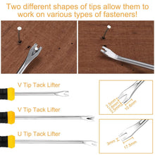 Carica l'immagine nel visualizzatore di Gallery, 4 Pezzi Rivetti Clip Pinze Fastener Remover Puller Pinza Tool Kit, Kit Rimozione di Graffette per Tappezzeria con Estrat