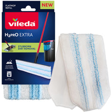 Carica l'immagine nel visualizzatore di Gallery, Vileda H2PrO ricambio panno in microfibra per Vileda Flat Mop, lavabile