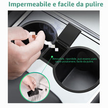 Carica l'immagine nel visualizzatore di Gallery, GAFAT Tesla Model 3 2021-2023/ Model Y 2021-2024 Portabevande, Model 3 Model Y 2023 Porta Bevande in Gel di Silice Tappe
