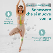 Carica l'immagine nel visualizzatore di Gallery, Collagene e Acido Ialuronico + Magnesio Bisglicinato – 240 Compresse, 3000 mg Collagene Idrolizzato con Vitamina C e Coe