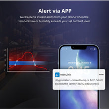 Carica l'immagine nel visualizzatore di Gallery, SONOFF SNZB-02D Mini sensore di temperatura e umidità ZigBee, termometro igrometro per interni, display LCD, compatibile