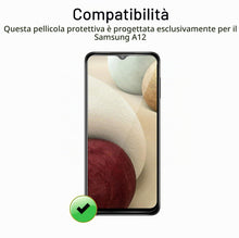Carica l'immagine nel visualizzatore di Gallery, Vetro Temperato per Samsung Galaxy A12 [2 Pezzi] Vetrino Protettivo Pellicola Protezione Schermo