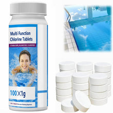 Carica l'immagine nel visualizzatore di Gallery, Rakiuty 100 PCS Pool Cleaning Tablets, Multifunction Compresse Effervescenti per Piscina, Swimming Pool Tablets, per Pis