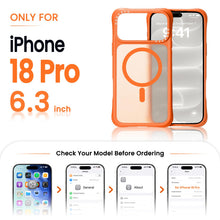 Carica l'immagine nel visualizzatore di Gallery, ORNARTO Cover per iPhone 18 Pro Magnetica Antiurto Opaca, Arancione