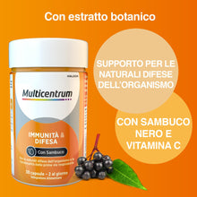Carica l'immagine nel visualizzatore di Gallery, Multicentrum Immunità Difesa Integratore per Difese Immunitarie, 30 Cpr
