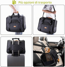 Carica l'immagine nel visualizzatore di Gallery, morpilot Trasportino per Cani e Gatti, Morpilot Gabbietta Morbida per Animali Domestici, Borsa portabile o a Tracolla in Tessuto da Trasporto Confortevole, Borsa Ripiegabile Viaggio Sull' Aereo