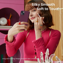 Carica l'immagine nel visualizzatore di Gallery, ORNARTO Cover per iPhone 13 Silicone,Antiurto,Vino Rosso