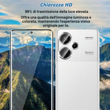 Carica l'immagine nel visualizzatore di Gallery, 2+2 Pezzi 3D Vetro Temperato per Xiaomi Redmi Note 13 Pro Plus 5G (Non 4G) Pellicola Prottetiva con Pellicola Fotocamera