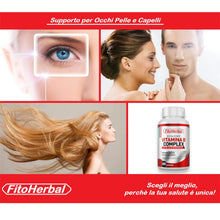 Carica l'immagine nel visualizzatore di Gallery, Fitoherbal Vitamina B Complex 400 Mini Compresse, Integratori Stanchezza