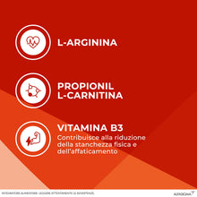 Carica l'immagine nel visualizzatore di Gallery, Integratore Alimentare a base di L-Arginina, Propionil-L-Carnitina e Vitamina B3 - Senza conservanti, con edulcoranti, c