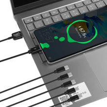 Carica l'immagine nel visualizzatore di Gallery, CERRXIAN USB 1 maschio a 6 maschi USB C Splitter Y Cavo Type-C Y splitter supporta la trasmissione dati di dischi U, tas