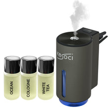 Carica l'immagine nel visualizzatore di Gallery, Profumatore Auto Ricaricabile Intelligente con 3 Fragranze da 10 ml - Deodorante Auto - Profumo Macchina (Fresh Essence 