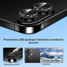 Carica l'immagine nel visualizzatore di Gallery, QHOHQ 3 Pezzi Vetro Temperato per iPhone 17 + 1 Set Pellicola Fotocamera, Top 9H+ Durezza Pellicola Protettiva, [12 Pied