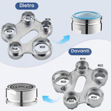 Carica l'immagine nel visualizzatore di Gallery, Chiave Universale 10 in 1 per Smontaggio Aeratore Rompigetto Rubinetto - M16 M18 M22 M24 M28 - Per Efficiente per Sostit