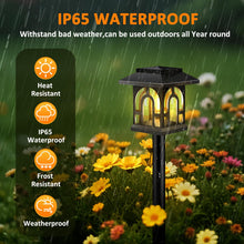 Carica l'immagine nel visualizzatore di Gallery, 8 Pezzi Luci Solari per Esterni Giardino, Lampada Solare Esterno, IP65 Impermeabile, LED Luci Solari Giardino Decorazion