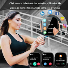Carica l'immagine nel visualizzatore di Gallery, Smartwatch Uomo Donna, 1.85" Orologio Smart Watch con Chiamate