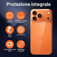Carica l'immagine nel visualizzatore di Gallery, Coiwxmoi 3 Pezzi Pellicola Posteriore per iPhone 17 Pro 6.3", Sottile Idrogel Materiali Retro Pellicola Anti-Impronta An
