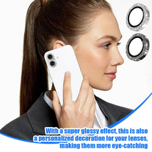 Carica l'immagine nel visualizzatore di Gallery, Protezione Fotocamera Compatibile con iPhone 16/ iPhone 16 Plus HD Chiaro Alluminio Leggera Protezione Lente Senza Bolle