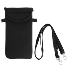Carica l'immagine nel visualizzatore di Gallery, XIHIRCD Pochette Universale Telefono con Cinturino Collo, Nero