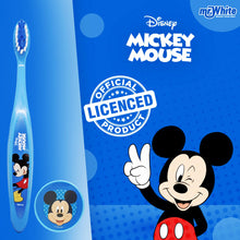 Carica l'immagine nel visualizzatore di Gallery, Spazzolino da denti Mickey Mouse con cappuccio di protezione, ventosa, manico comodo e setole morbide per bambini