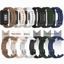 Carica l'immagine nel visualizzatore di Gallery, WD&amp;CD Cinturini Compatibile per Mi Band 7 Pro - 2 Pezzi in Silicone Sportivo Colorato Regolabile per Xiaomi Band (Nero)