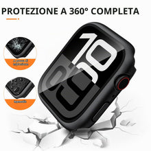 Carica l'immagine nel visualizzatore di Gallery, Amzpas 【2 PEZZI Cover per Apple Watch 9/8/7 45mm con Vetro Temperato, Custodia Rigida iWatch Protezione Sottile HD Clear