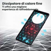 Carica l'immagine nel visualizzatore di Gallery, Custodia Cover per Honor Magic 6 Lite 5G,Spazzolata e Fibra di Carbonio Morbido Silicone TPU Cover,Antigraffio, Antisciv