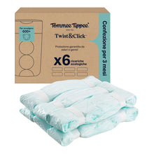 Carica l'immagine nel visualizzatore di Gallery, Tommee Tippee Sacchetti per mangiapannolini Twist &amp; Click