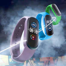 Carica l'immagine nel visualizzatore di Gallery, Retoo Set di 5 cinturini di ricambio per Xiaomi Mi Band 5, 6, 7, in morbido silicone, chiusura regolabile, impermeabile,