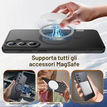 Carica l'immagine nel visualizzatore di Gallery, Per Samsung Galaxy S26, custodia magnetica, resistente agli urti, 2 pellicole protettive in vetro, con protezione comple