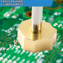 Carica l'immagine nel visualizzatore di Gallery, 2 punte per saldatore joystick con adattatore, controller One e Switch per PS5, PS4, Xbox Series X/S, rame cromato multi