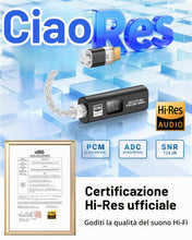 Carica l'immagine nel visualizzatore di Gallery, MoKo Adattatore Cuffie USB-C a 3,5mm, DAC Dongle Type-C a 3,5 Aux Jack
