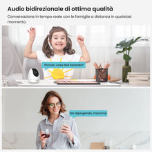 Carica l'immagine nel visualizzatore di Gallery, Tenda CP7 Telecamera WiFi Interno 4MP 360° Pan Tilt con Visione Notturna e Audio Bidirezionale, Rilevamento AI, Compatib