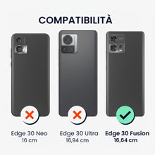 Carica l'immagine nel visualizzatore di Gallery, kwmobile Custodia Compatibile con Motorola Edge 30 Fusion Cover - Back Case per Smartphone in Silicone TPU - Protezione 