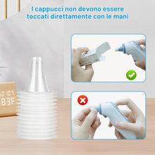 Carica l'immagine nel visualizzatore di Gallery, 200 tappi protettivi per febbre marrone e orecchio, coperture usa e getta, tappi di ricambio, termometri protettivi per 