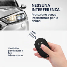 Carica l'immagine nel visualizzatore di Gallery, kwmobile Custodia Coprichiave Compatibile con Fiat 500E Chiave auto a 4 pulsanti Cover - Copritelecomando Chiave Auto - 